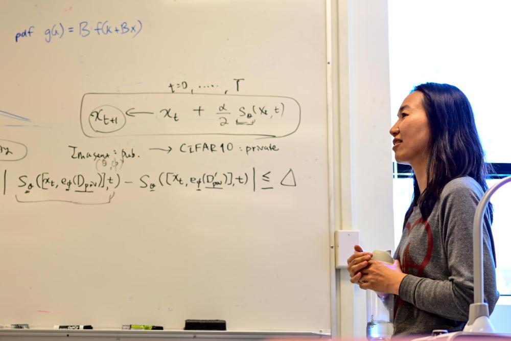 Prof. Mijung Park engaged in research